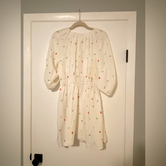 NWOT KITRI Azalea Mini Dress in White Vintage Floral - Picture 10 of 12